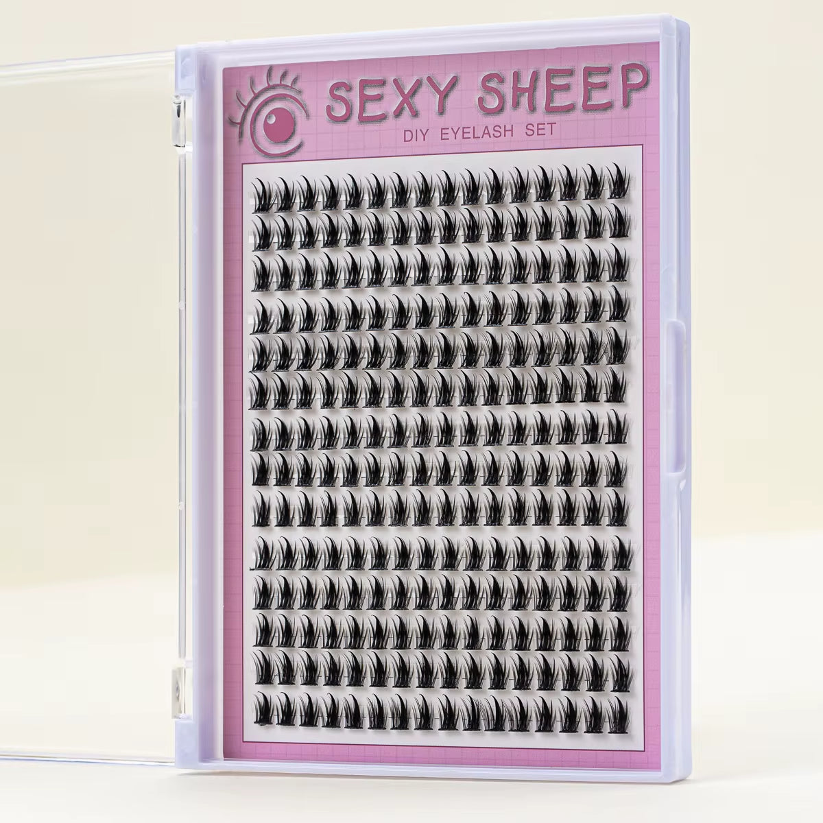 DIY Eyelashes Clusters Natural Eyelash Extension Segmented Lashes Bundles Manga Eye with Lash Tools