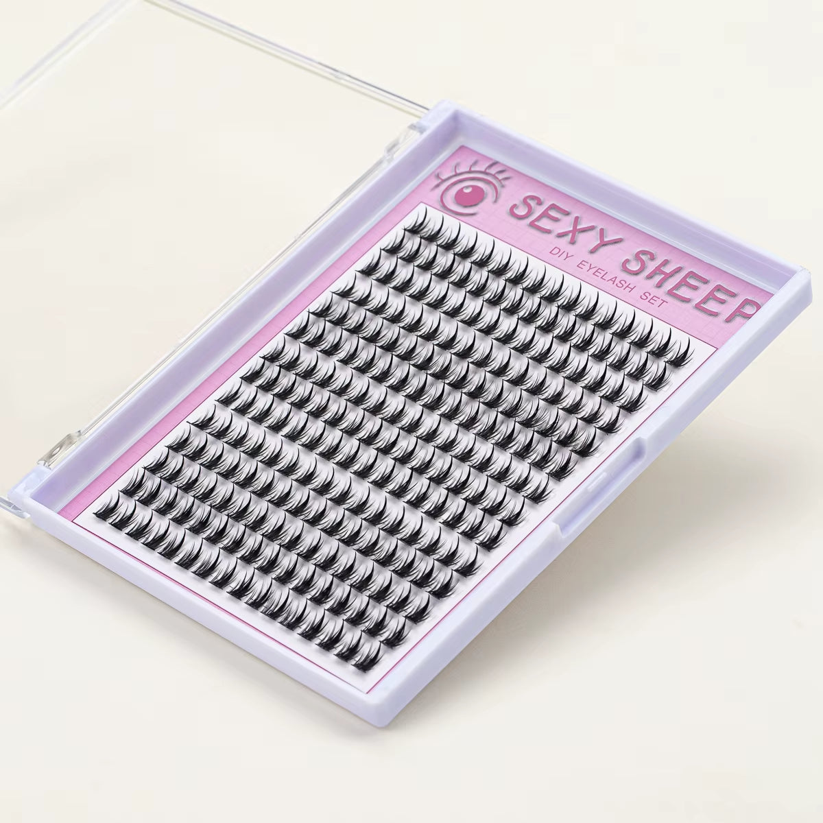 DIY Eyelashes Clusters Natural Eyelash Extension Segmented Lashes Bundles Manga Eye with Lash Tools