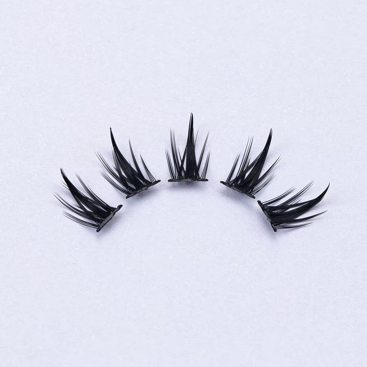 DIY Eyelashes Clusters Natural Eyelash Extension Segmented Lashes Bundles Manga Eye with Lash Tools